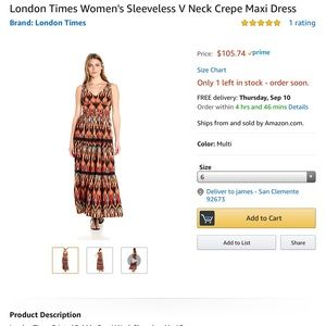 Casual or dressy maxi dress